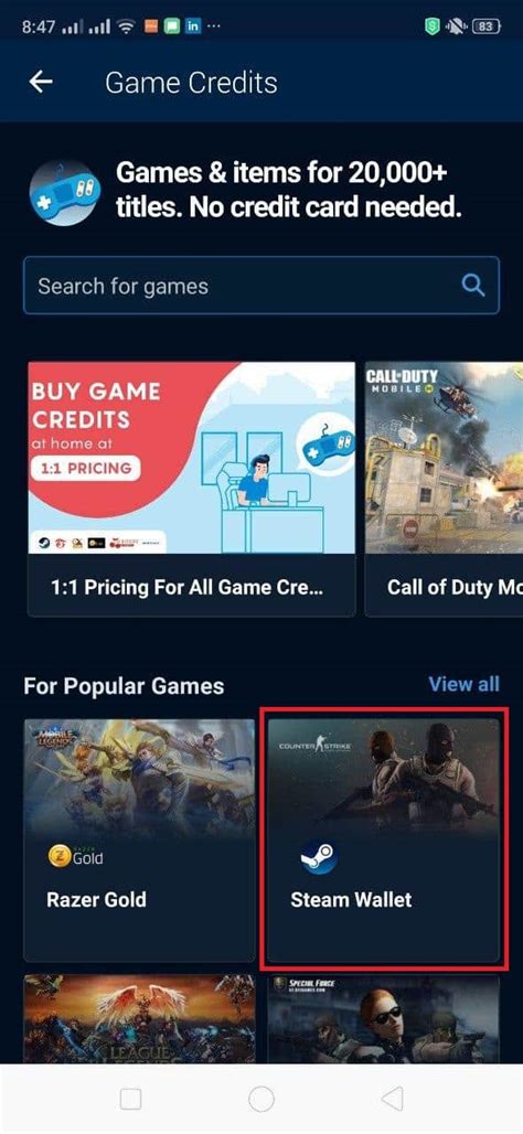 Buying Steam Credits Using GCash and Other .